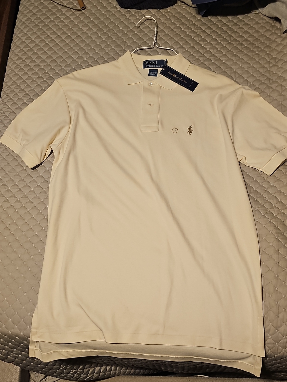 Polo by Ralph Lauren Pale Yellow Short-Sleeve Polo Shirt